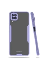 BFS  Samsung Galaxy A22 Kılıf Platin Silikon - Lila