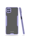 BFS  Samsung Galaxy A22 Kılıf Platin Silikon - Lila