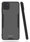 BFS  Samsung Galaxy A22 Kılıf Platin Silikon - Siyah