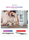 BFS  Samsung Galaxy A22 Kılıf Sofya Yüzüklü Silikon Kapak - Gold