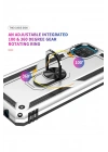 BFS  Samsung Galaxy A22 Kılıf Sofya Yüzüklü Silikon Kapak - Gümüş