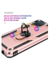 BFS  Samsung Galaxy A22 Kılıf Sofya Yüzüklü Silikon Kapak - Rose