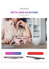 BFS  Samsung Galaxy A22 Kılıf Sofya Yüzüklü Silikon Kapak - Rose