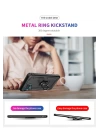 BFS  Samsung Galaxy A22 Kılıf Sofya Yüzüklü Silikon Kapak - Siyah