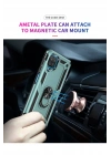 BFS  Samsung Galaxy A22 Kılıf Sofya Yüzüklü Silikon Kapak - Yeşil