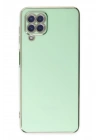 BFS  Samsung Galaxy A22 Kılıf Volet Silikon - Açık Yeşil