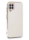 BFS  Samsung Galaxy A22 Kılıf Volet Silikon - Beyaz
