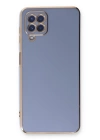 BFS  Samsung Galaxy A22 Kılıf Volet Silikon - Mavi