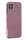 BFS  Samsung Galaxy A22 Kılıf Volet Silikon - Mor