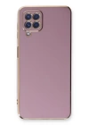 BFS  Samsung Galaxy A22 Kılıf Volet Silikon - Mor