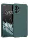 BFS  Samsung Galaxy A23 4G Kılıf First Silikon - Koyu Yeşil