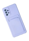 BFS  Samsung Galaxy A23 4G Kılıf Kelvin Kartvizitli Silikon - Lila