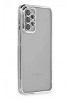 BFS  Samsung Galaxy A23 4G Kılıf  Lensli Silikon - Gümüş