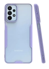 BFS  Samsung Galaxy A23 4G Kılıf Platin Silikon - Lila