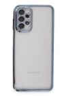 BFS  Samsung Galaxy A23 4G Kılıf Razer Lensli Silikon - Açık Mavi