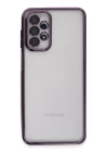 BFS  Samsung Galaxy A23 4G Kılıf Razer Lensli Silikon - Mor