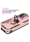 BFS  Samsung Galaxy A23 4G Kılıf Sofya Yüzüklü Silikon Kapak - Rose