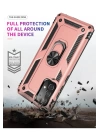 BFS  Samsung Galaxy A23 4G Kılıf Sofya Yüzüklü Silikon Kapak - Rose