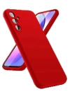 BFS  Samsung Galaxy A24 4G Kılıf First Silikon - Kırmızı