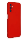 BFS  Samsung Galaxy A24 4G Kılıf Nano içi Kadife Silikon - Kırmızı