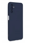 BFS  Samsung Galaxy A24 4G Kılıf Nano içi Kadife Silikon - Lacivert