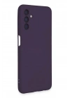 BFS Samsung Galaxy A24 4G Kılıf Nano içi Kadife Silikon - Mor