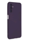 BFS  Samsung Galaxy A24 4G Kılıf Nano içi Kadife Silikon - Mor