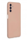 BFS Samsung Galaxy A24 4G Kılıf Nano içi Kadife Silikon - Pudra