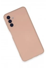 BFS  Samsung Galaxy A24 4G Kılıf Nano içi Kadife Silikon - Pudra