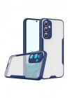 BFS Samsung Galaxy A24 4G Kılıf Platin Silikon - Lacivert