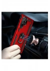 BFS Samsung Galaxy A24 4G Kılıf Sofya Yüzüklü Silikon Kapak - Rose