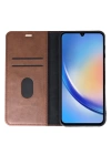 BFS  Samsung Galaxy A24 4G Kılıf Trend S Plus Kapaklı Kılıf - Taba