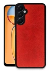 BFS  Samsung Galaxy A25 5G Kılıf Aras Deri Kapak - Kırmızı