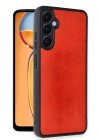 BFS  Samsung Galaxy A25 5G Kılıf Aras Deri Kapak - Kırmızı