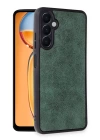 BFS  Samsung Galaxy A25 5G Kılıf Aras Deri Kapak - Koyu Yeşil