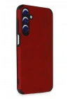 BFS  Samsung Galaxy A25 5G Kılıf Loop Deri Silikon - Kırmızı