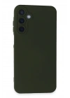 BFS  Samsung Galaxy A25 5G Kılıf Nano içi Kadife Silikon - Koyu Yeşil