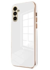 BFS  Samsung Galaxy A25 5G Kılıf Volet Silikon - Beyaz