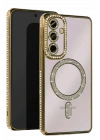 BFS  Samsung Galaxy A26 Joke Simli Magneticsafe Kılıf - Gold