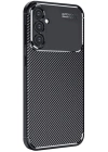 BFS  Samsung Galaxy A26 Kılıf Auto Focus Karbon Kapak - Siyah