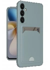 BFS  Samsung Galaxy A26 Kılıf Kelvin Kartvizitli Silikon - Açık Yeşil