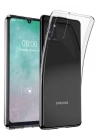 BFS  Samsung Galaxy A31 Kılıf Lüx Şeffaf Silikon