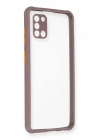 BFS Samsung Galaxy A31 Kılıf Miami Şeffaf Silikon - Açık Mor