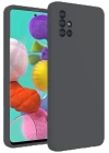 BFS Samsung Galaxy A31 Kılıf Nano içi Kadife Silikon - Gri
