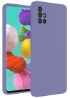BFS  Samsung Galaxy A31 Kılıf Nano içi Kadife Silikon - Lila