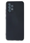 BFS  Samsung Galaxy A32 Kılıf Nano içi Kadife Silikon - Lacivert