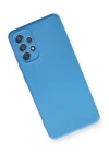 BFS  Samsung Galaxy A32 Kılıf Nano içi Kadife Silikon - Mavi