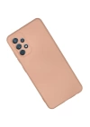 BFS  Samsung Galaxy A32 Kılıf Nano içi Kadife Silikon - Pudra