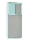 BFS  Samsung Galaxy A32 Kılıf Palm Buzlu Kamera Sürgülü Silikon - Turkuaz