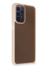 BFS  Samsung Galaxy A33 5G Kılıf Elegant Kapak - Pudra